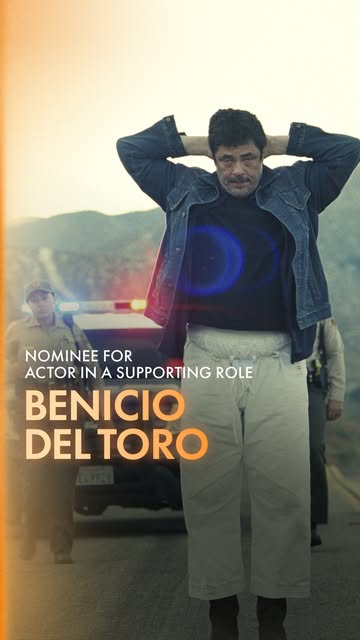 #One Battle After Another Selfie Reel by @theacademy (verified account) - Benicio Del Toro as Sensei Sergio St. Carlos in ONE BATTLE AFTER ANOTHER. Nominated for Actor in a Supporting Role at the 98th Oscars.
Watch the #Osc