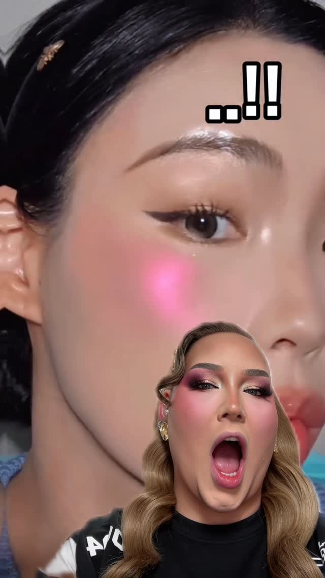 let’s try this “stretchy” glitter highlighter 🧐🌟💫 @bae_jita0404