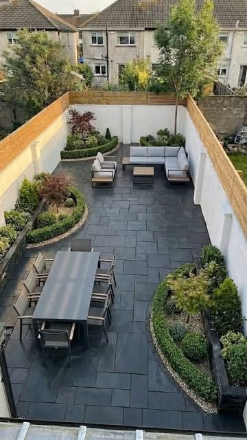 #Landscape Reel by @manhwa_diablo - compact modern backyard garden 🔥 

#backyard #design #luxury #garden #landscape