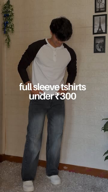#Full Sleeve Reel by @craftedbyomkar - ๐ฌ Comment FULL for links
Full sleeve T-shirts under โน300 ๐ฅ
Perfect for:
โ๏ธ College
โ๏ธ Daily wear
โ๏ธ Layering under shirts
โ๏ธ Winter / monsoon basic