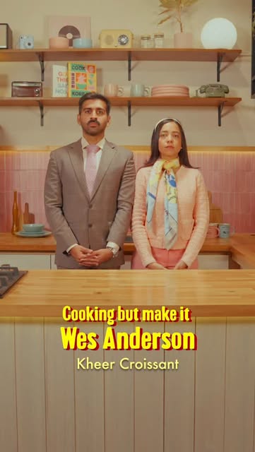 #Wesanderson Reel by @patangeer (verified account) - Episode 3 👩🍳
Cooking but make it Wes Anderson 🌸🎟️📻🎞️
We know this trend has been done way too many times but we couldn't skip Wes Anderson wh