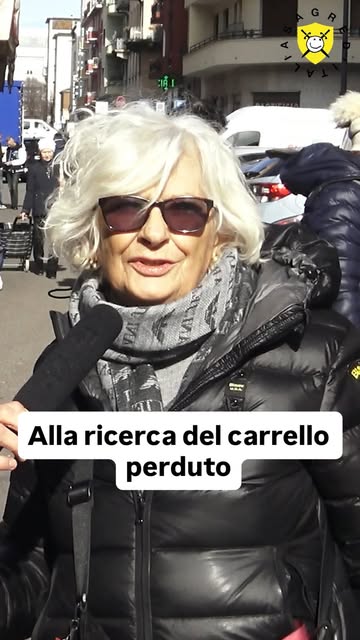 #Intervista Reel by @pagliaccy - Grazie all signora Gianna che si è affidata a noi per la ricerca del suo prezioso carrello #mercato #nonna #intervista