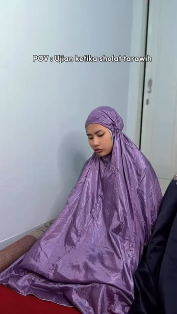 #Ramadhan Reel by @juagnurhalimah6 (verified account) - Coba Tambahin ujian yg pernah kamu lewati pas tarawih😂 #ramadhan #ramadhan2026 #taraweh