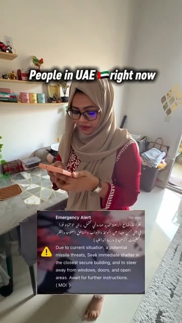 #War Reel by @dubaidaysby_afsha - People in the UAE 🇦🇪 right now We are in the UAE during regional tensions, but we remain calm and safe. Authorities are fully prepared, life continu