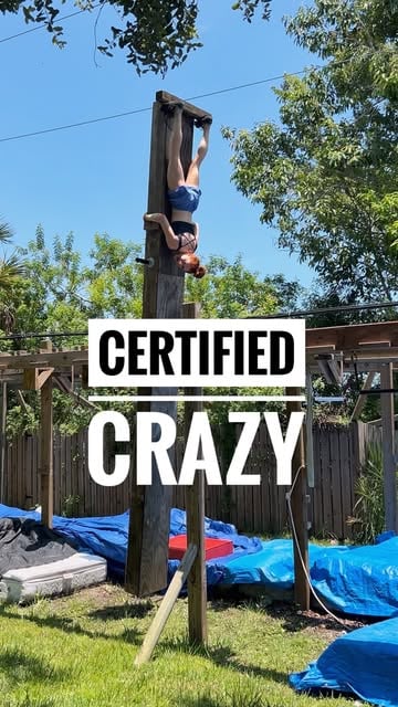 #Adventure Reel by @oliviavivian (verified account) - The price of theme parks these days got me going backyard….
😅🙃🤪
#ThrowbackThursday to this amazing obstacle built by @thejonbrown. We lost him to