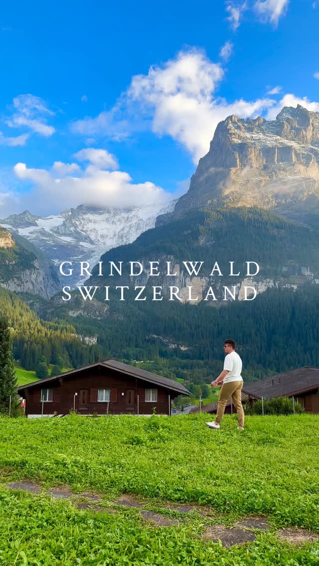 Send this video to your Grindelwald, Switzerland travel crew🇨🇭 #travel #vacation #bucketlist #grindelwald #switzerland