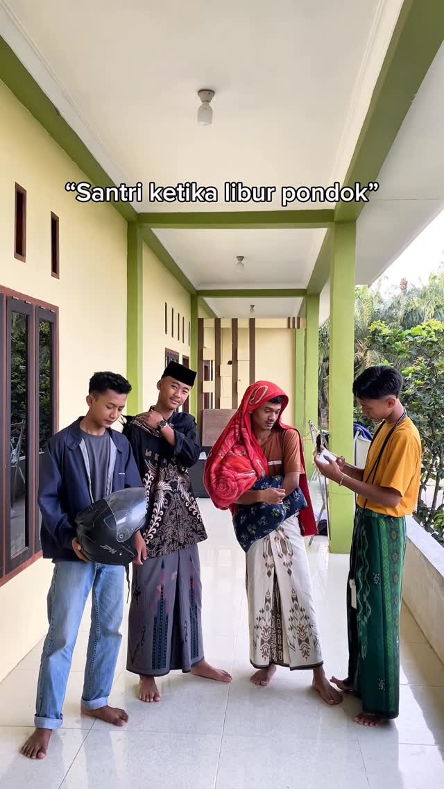 ketika libur pondok#santri#pondokpesantren