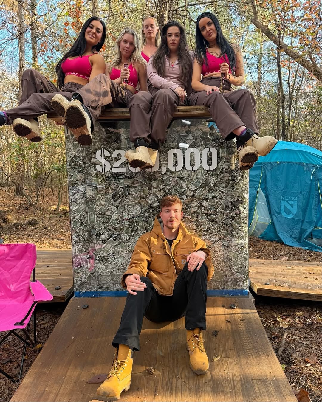 Would you spend 30 days trapped in the woods with your exes?