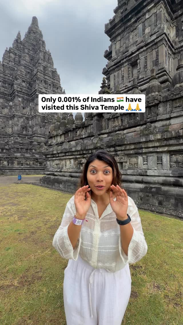 Can you believe temple like this exists outside India? When we visited Prambanan Temple in East Java, we were completely awestruck. The sheer scale of the complex, the towering spires, and the intric
