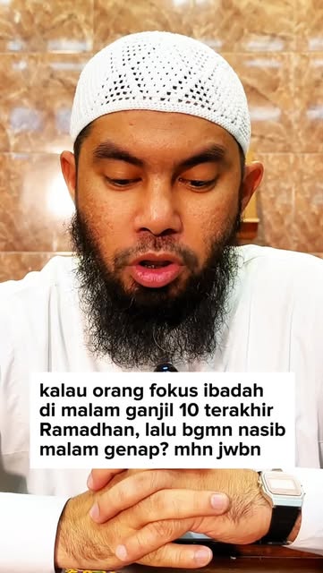 #Sekarang Malam Ganjil Atau Genap Ramadhan Reel by @rifkyjafarthalib.official - Kalau cuma fokus ibadah malam ganjil 10 hari terakhir ramadhan, lalu bagaimana nasib malam genap?