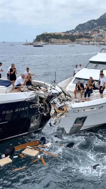 #Luxury Reel by @the.worldai - Two luxury yachts collide in the harbor… and the owners are left in tears 🌊
One yacht is already starting to sink, while the owners sit there in shoc