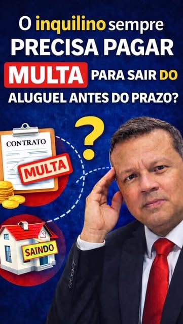 #Leidoinquilinato Reel by @rochalima_advocacia - 🏠 O inquilino sempre precisa pagar multa para sair do aluguel antes do prazo do contrato?�A resposta é: nem sempre.

A Lei do Inquilinato (Lei nº 8.2