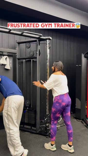 #Workout Reel by @anshi_pundhir (verified account) - Tag your gym trainer😰🥹🙏
.
.
.
.
.
.
Gym struggles, relatable gym moments, fitness humour, workout fails, gym motivation, gym life problems, funny g