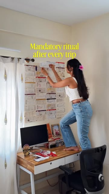 #Wanderlust Reel by @escapetolandscapes (verified account) - The only reason we look forward to coming back home from a trip ❤️
Collecting these little souvenirs has become a non-negotiable ritual now and it se