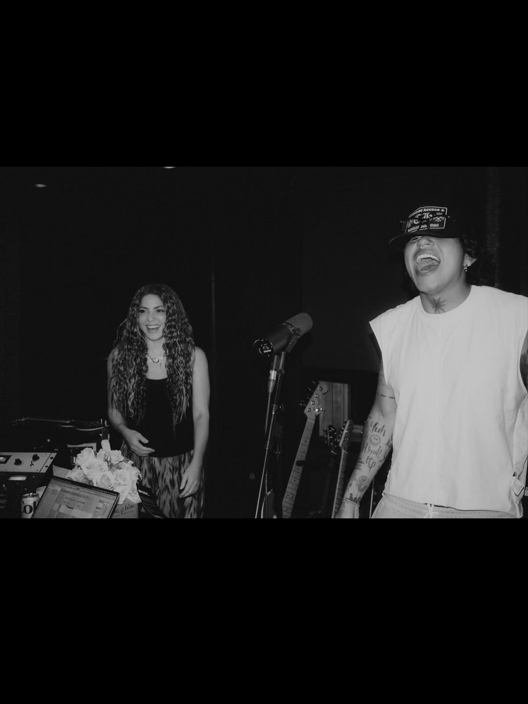 Con @beele en el estudio cuando escribimos βAlgo TΓΊβ