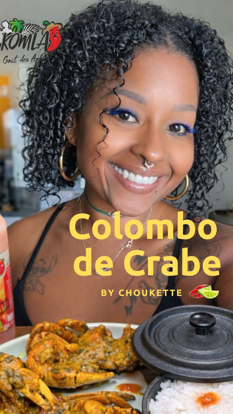 🐣🦀 Pâques en Guadeloupe = saison du crabe… donc colombo obligé ! 🔥🇬🇵 Aujourd’hui, @choukette971 te montre sa recette de colombo de crabe façon KOMLA 🤤✨ 🌶️ Le secret du goût ? Le bon parfum, la