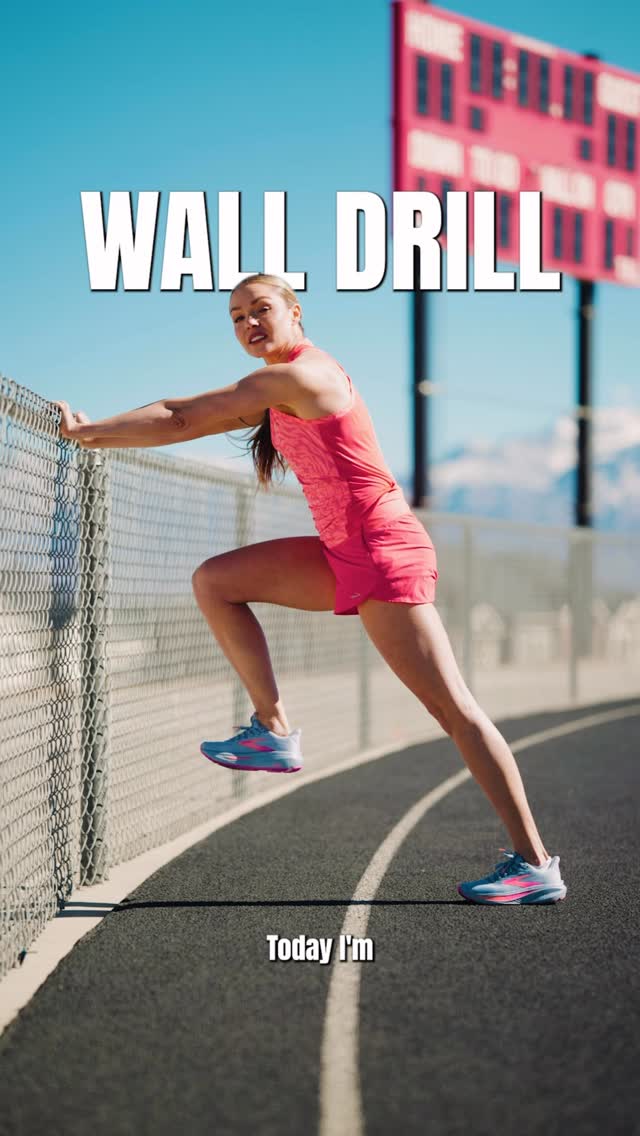 The Wall Drill might seem like the world’s most niche drill: but here’s why EVERYONE should try to do it today 🫵👏✨ For my runners and sprinters: this is so helpful with ground reaction time, quick