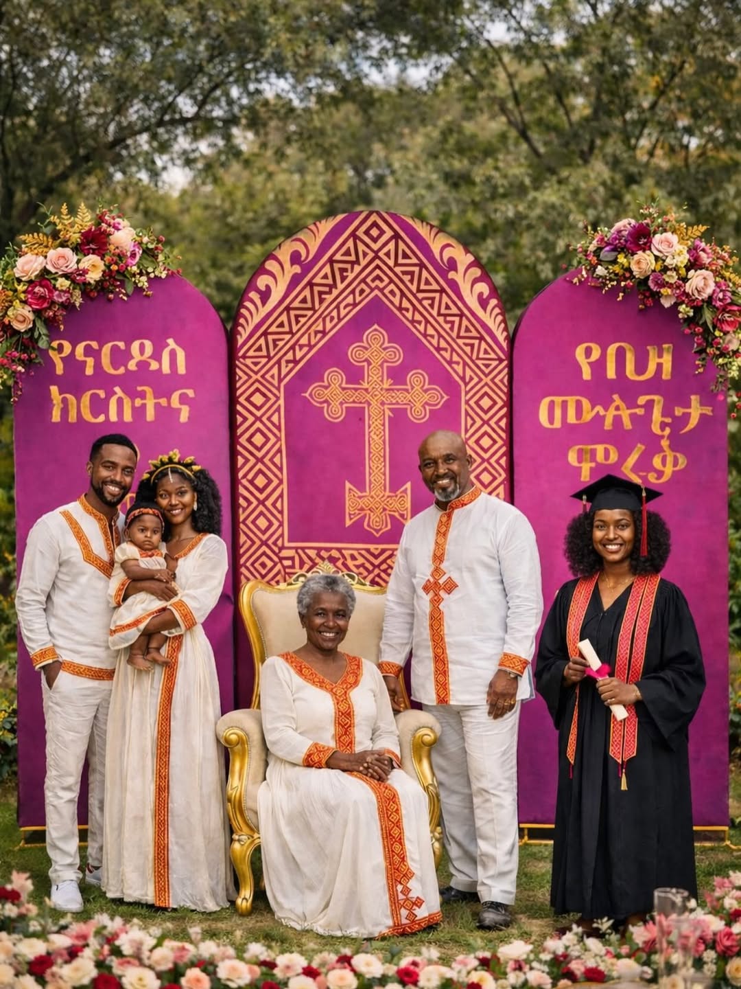 Ethiopian Palace-Themed Events Decor π@modernhabeshapalace π©·β¨ . Contact: 703-940-6704 ModernHabesha.com DMV based Ethiopian Events Decor + Print Shop