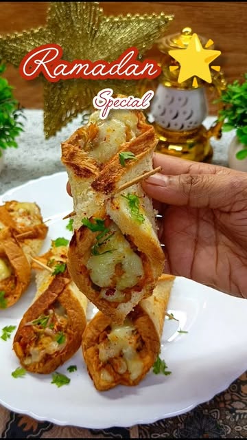 #Ramadhan Special Recipe Reel by @cookwithazra2010 - Ramadan Special Recipe | Unique Snacks Recipe #cookwithazra2010 #instagram #ramadan2026 #snacks #breadsnacks
