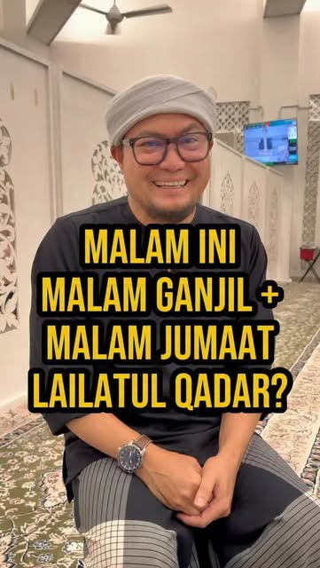 #Sekarang Malam Ganjil Atau Genap Ramadhan Reel by @jafrimahmoodi (verified account) - Siri Ramadhan 58 : Malam ini bergabung antara malam ganjil dan malam jumaat, adakah kemungkinan besar Lailatul Qadr? #fyp #jafrimahmoodi #jafrimahmood