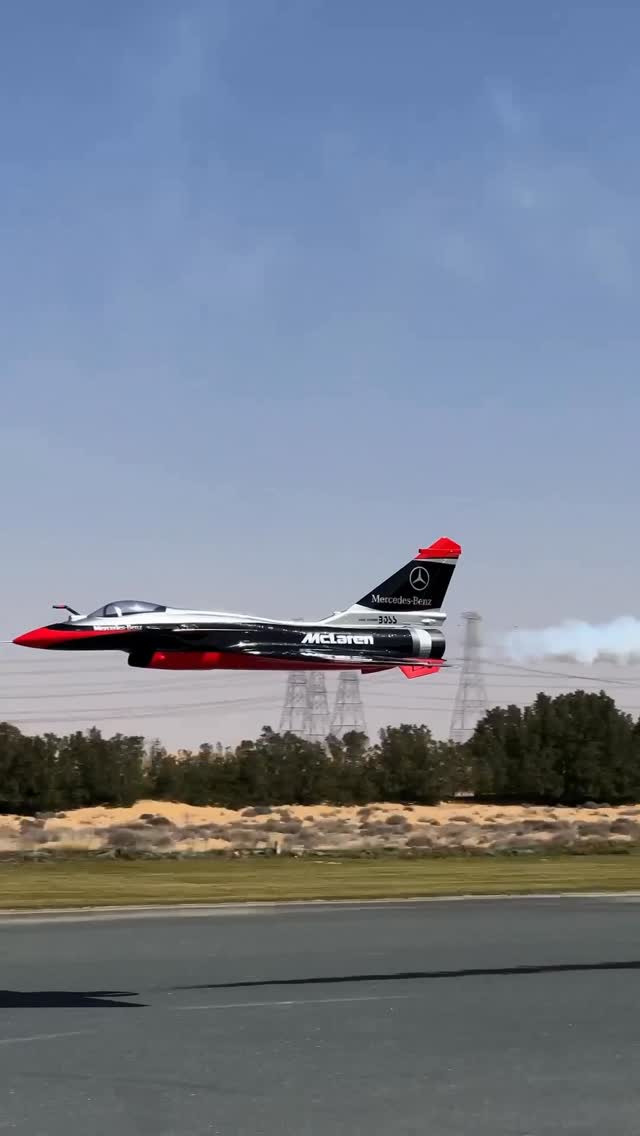 The Mercedes-Benz McLaren RC plane might be the coolest thing I’ve seen...😍✈️ #mercedes #mclaren #sbxcars