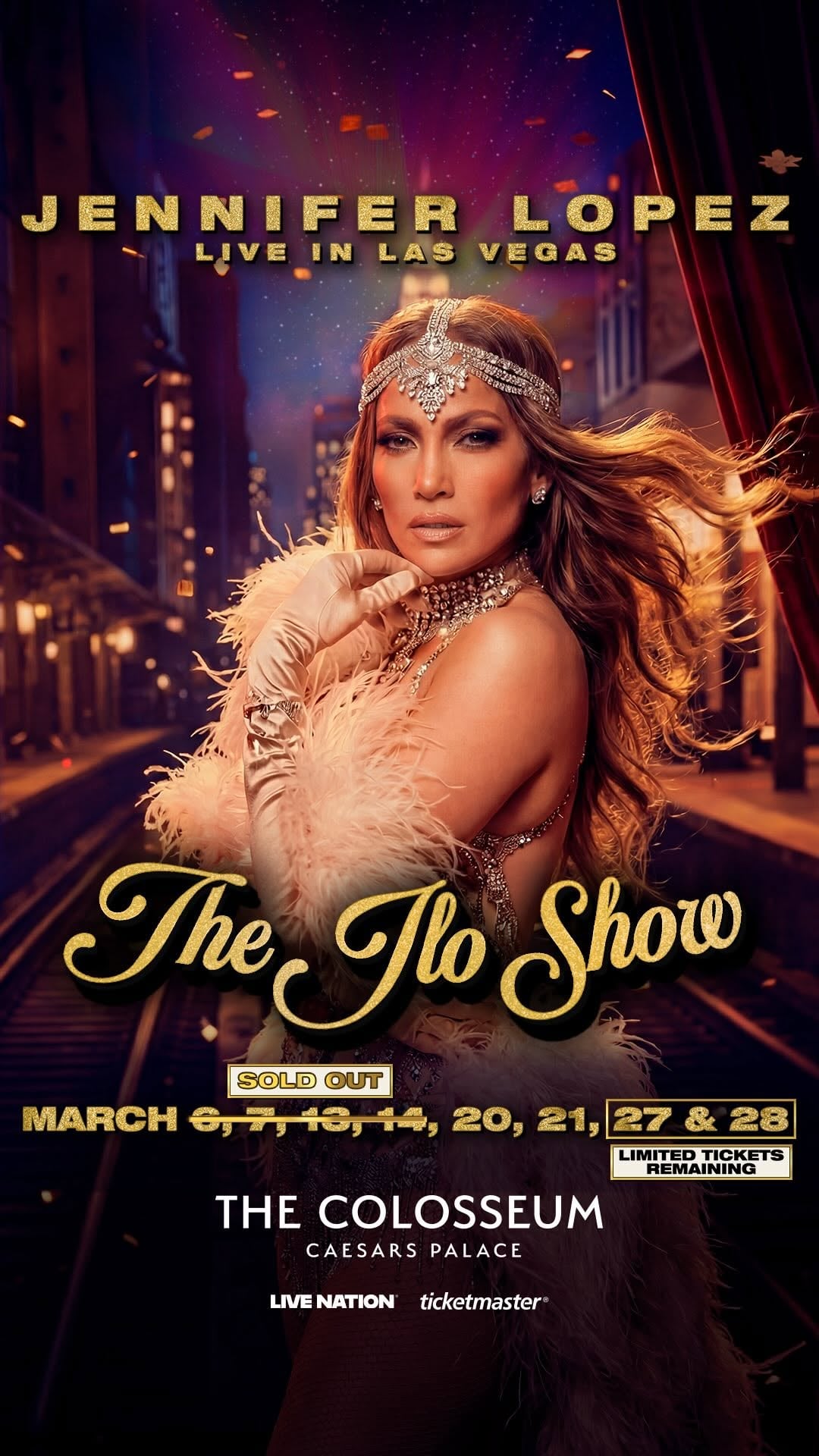 This is your LAST CHANCE to catch THE JLO SHOW! Very limited tickets available. Canβt wait to see you in Vegas!