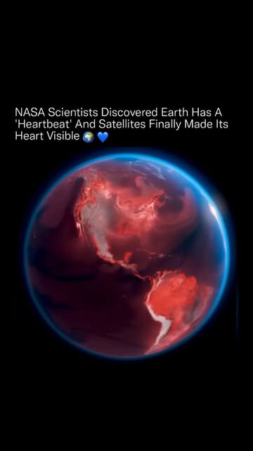#Earth From Space Full Disk Nasa Photograph Reel by @brainisyoursuperpower - What looks like a dying alien world is actually Earth, filmed by satellites tracking every breath it takes. 🔴 🔭 This is a real-time visualization of