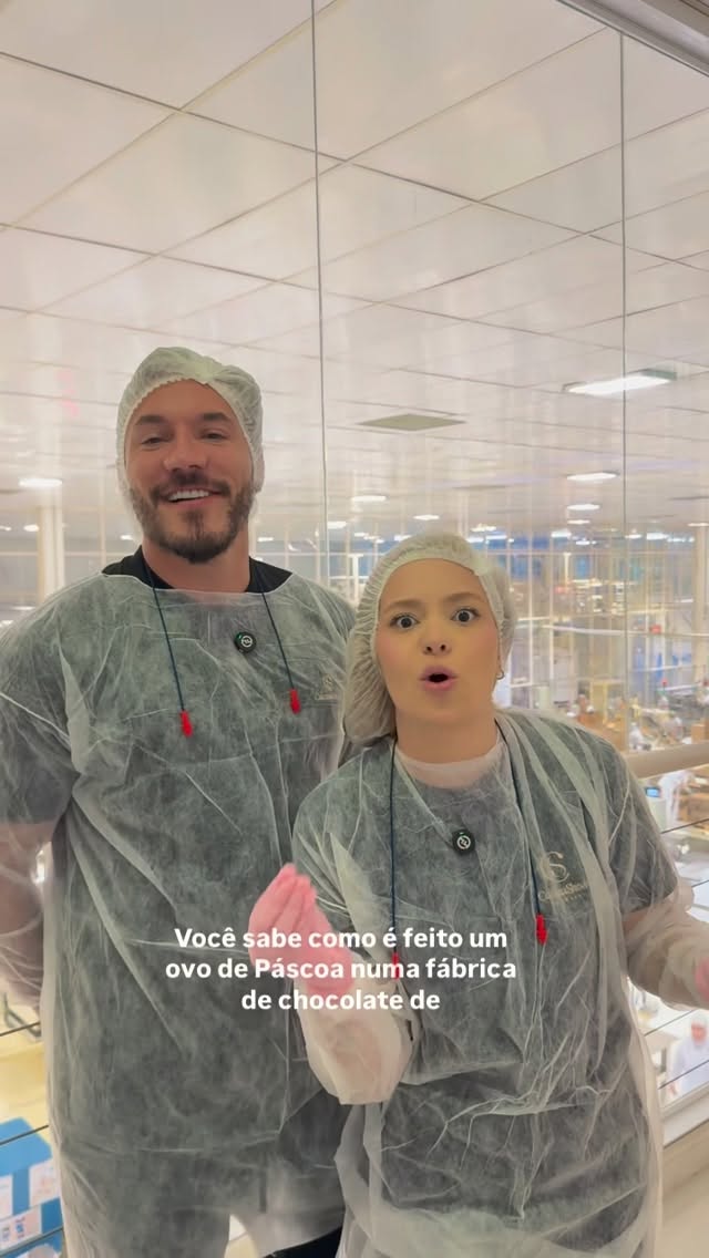 COMO É FEITO UM OVO DE PÁSCOA NA FÁBRICA Quem quiser um ovo da Valentinha responde “EU QUERO” 💜💜