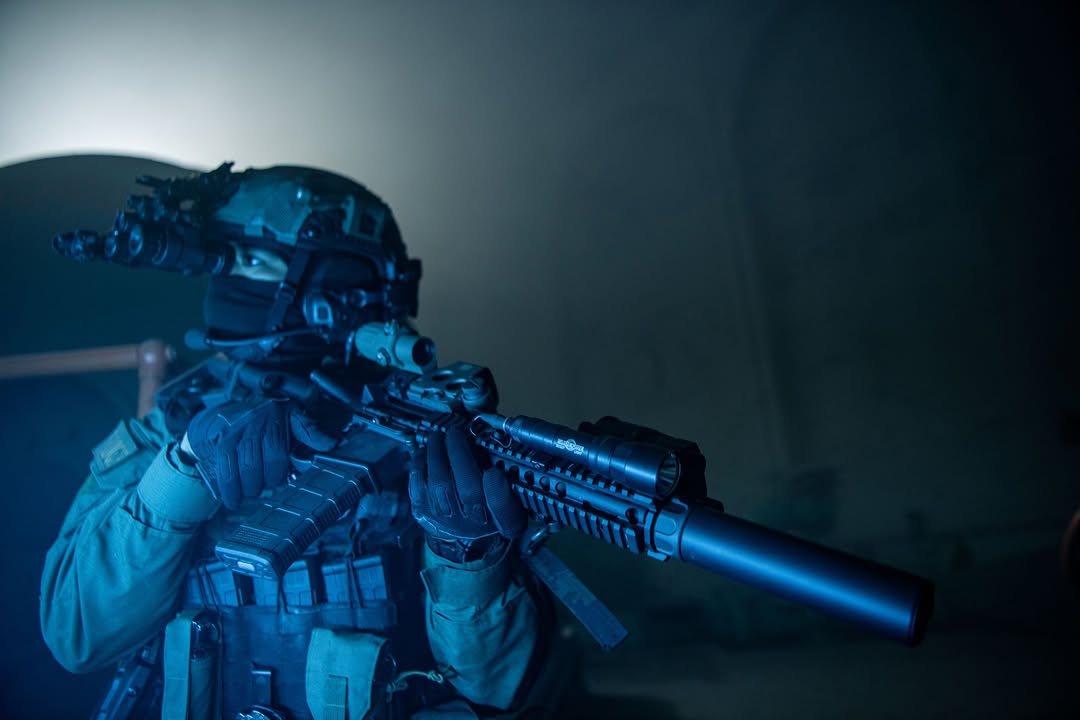 Dominate the darkness with SureFire SOCOM suppressors.