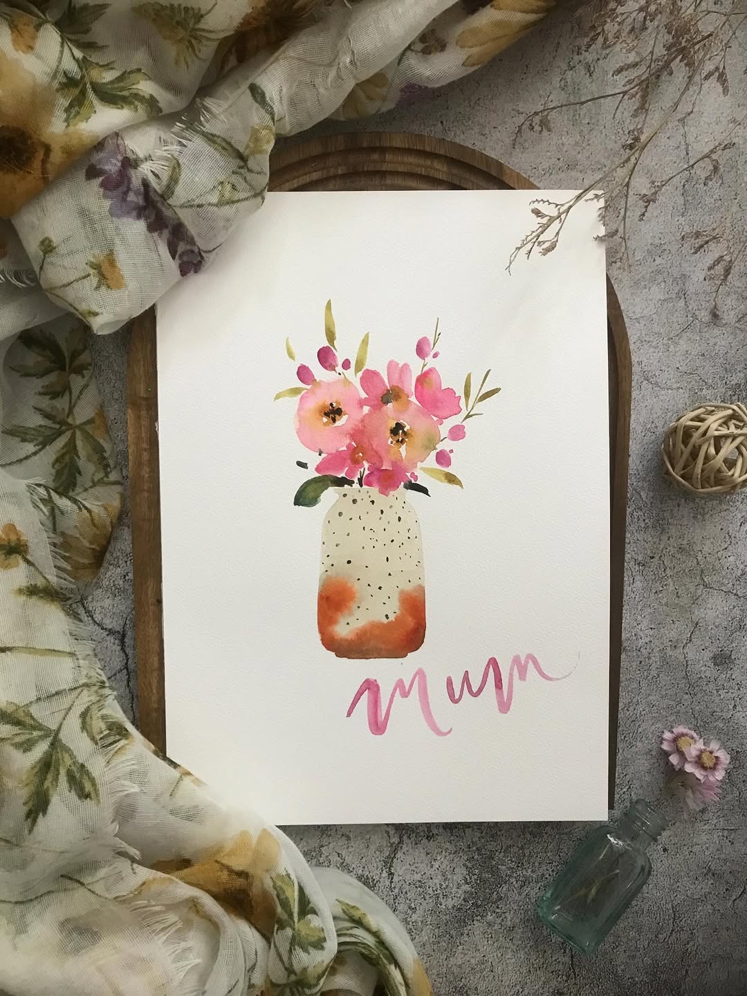 Happy Mothering Sunday to everyone celebrating today! #watercolor #greetingcards