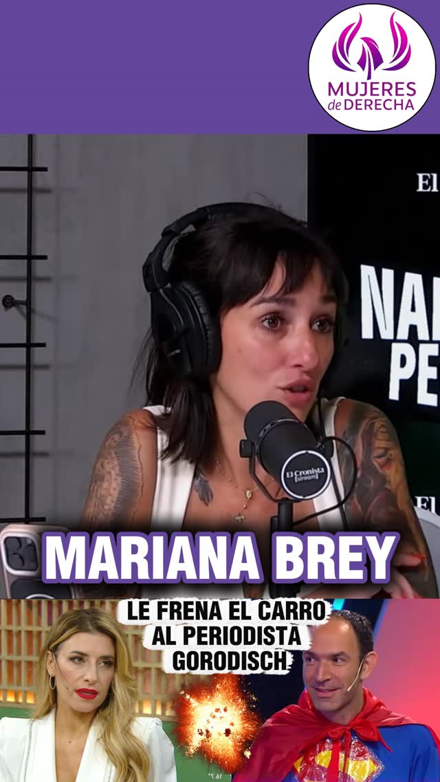 MARIANA BREY LE FRENA EL CARRO AL PERIODISTA GORODISCHπ₯πβ οΈ #zurdosdemierda #milei #marianabrey