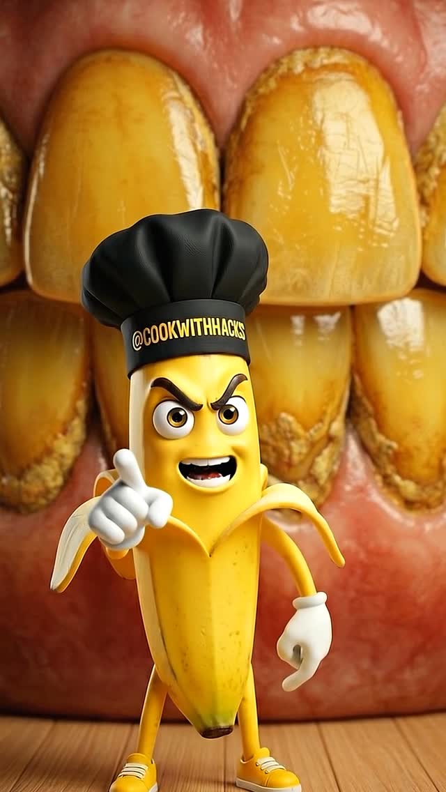 Arre Sun! Apni Smile π Ko Hide Karna Band Karo π±β¨ Banana Hack Try Kar Dekho kaise ek simple banana hack se tumhare yellow teeth instantly clean aur shiny ho sakte hain! ππͺ₯ Natural ingredients: ba