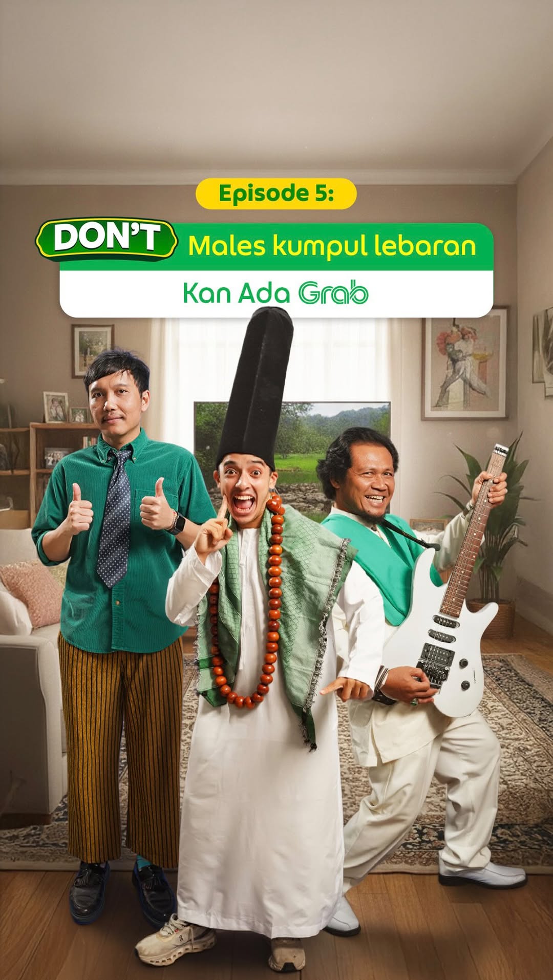 Siapa di sini yang mau kumpul Lebaran tapi masih banyak alasan?! Eettt, kan udah dibilang #DontBanyakAlasan, don’t bimbang, kan ada Grab! Inget kan pas lagi puasa, semua dibantu sama Grab. Dari bera