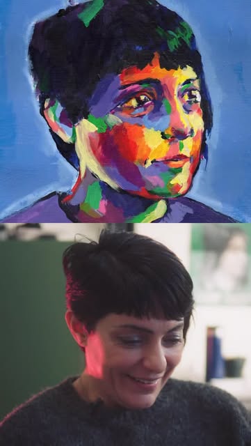 Portrait of a System with DID #art #interview #portrait #painting #mentalhealth