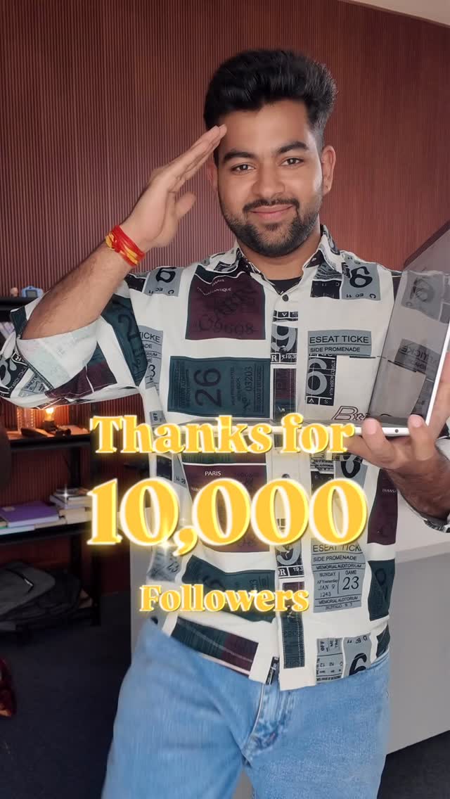 From 0 to 10K — every like, comment, share & support means the world to me. This isn’t just my win, it’s OUR journey ❤️ Thank you for believing, supporting, and growing with me. Bigger things coming