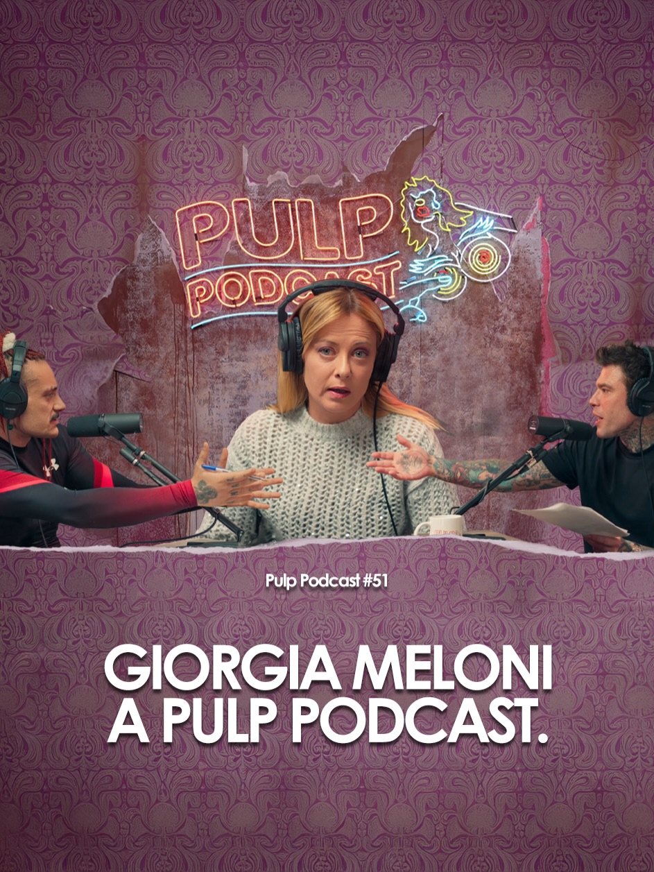 Da 48 ore questa puntata viene recensita senza che nessuno l’abbia vista. Ora potete far finta di averla vista davvero. Giorgia Meloni a PULP Podcast. Fuori ora su Youtube e Spotify.