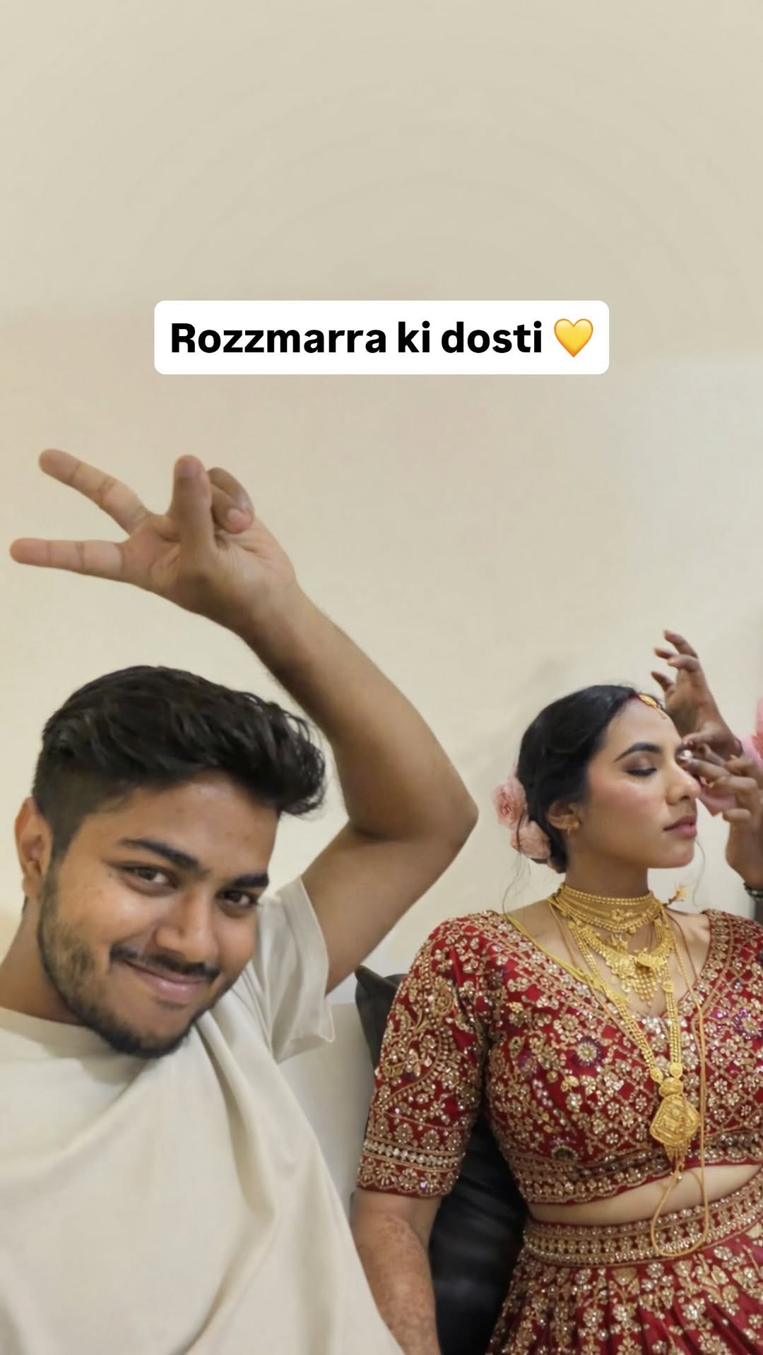 Send this to your Rozzmarra ki dost β¨π©΅ . #friendship #wedding