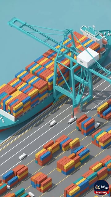 #Logistics Reel by @snapstudy0571 - Container Ship Me 20,000 Containers Kaise Load Hote Hain? 🚢📦
#ContainerShip #PortOperations #Logistics #EngineeringExplained