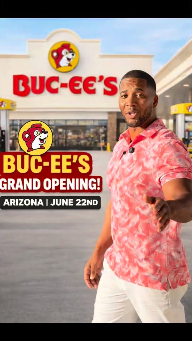 Buc-ee’s is officially coming to Goodyear and Arizona is about to level up road trips forever. 🦫⛽️ ⭐️ SHARE & SAVE 🚨 GRAND OPENING: June 22, 2026 — Goodyear, AZ If you’ve never been to Buc-ee’s,