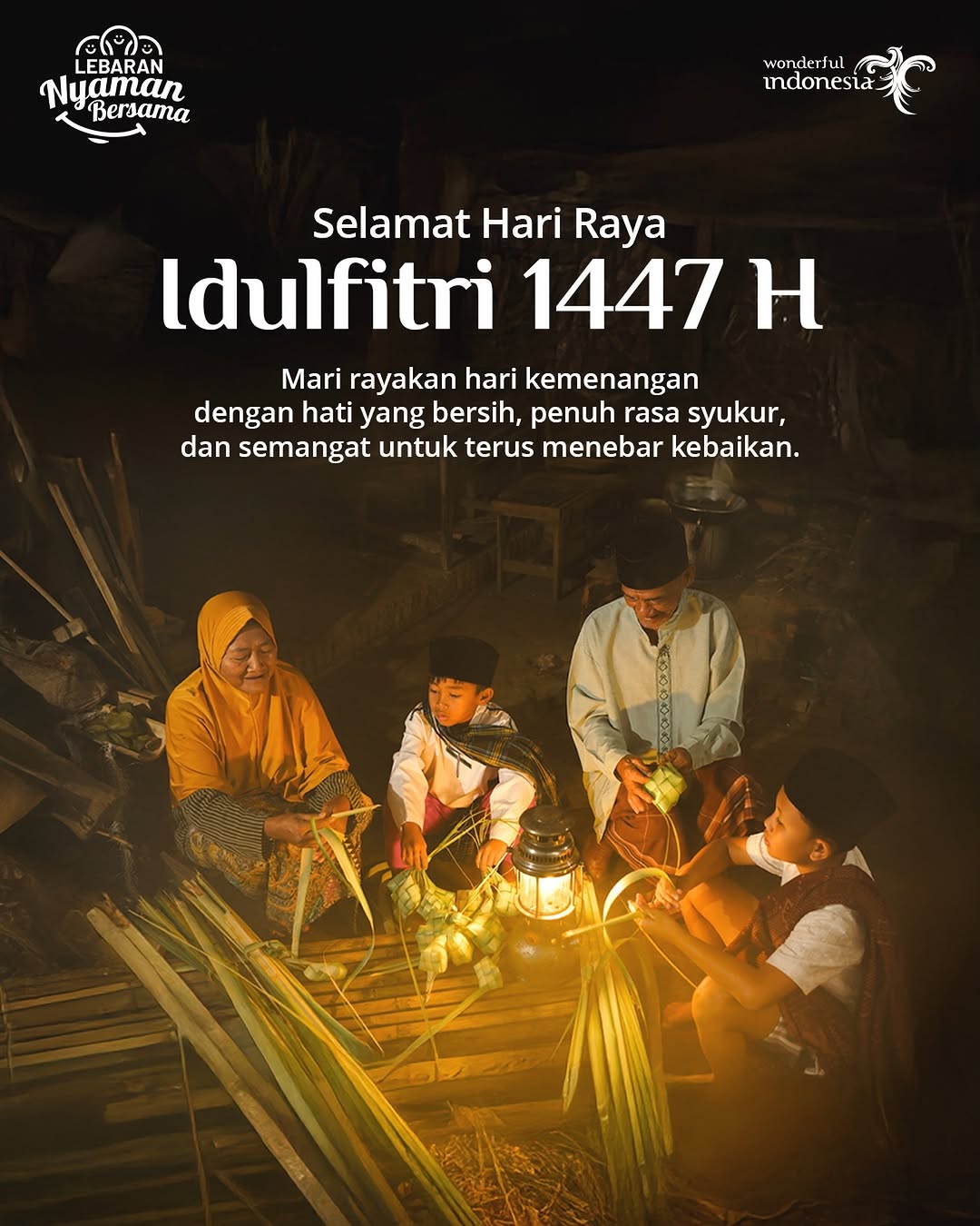 Selamat Hari Raya Idulfitri 1447 H, Sobat Pesona! ππ Minal aidin wal faidzin, mohon maaf lahir dan batin. Semoga hari kemenangan ini membawa kebahagiaan, kedamaian, dan semangat baru untuk kita ya