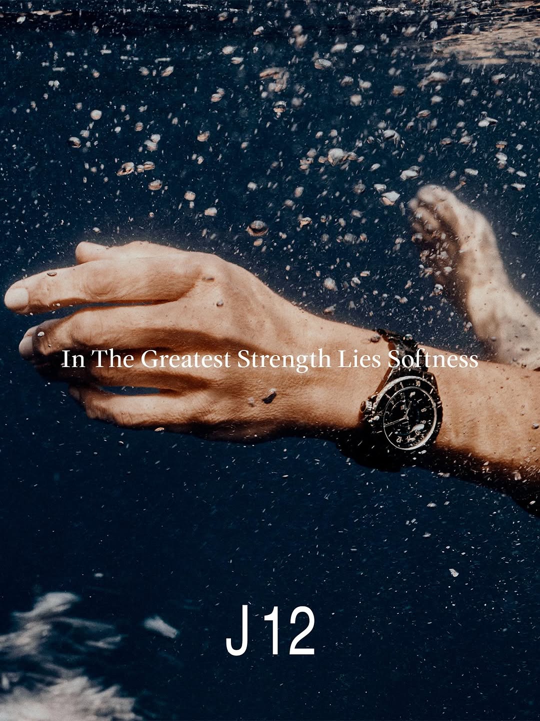 J12. An invincible softness that becomes one with whomever wears it. Discover on chanel.com – Link in bio #J12 #CHANELWatches