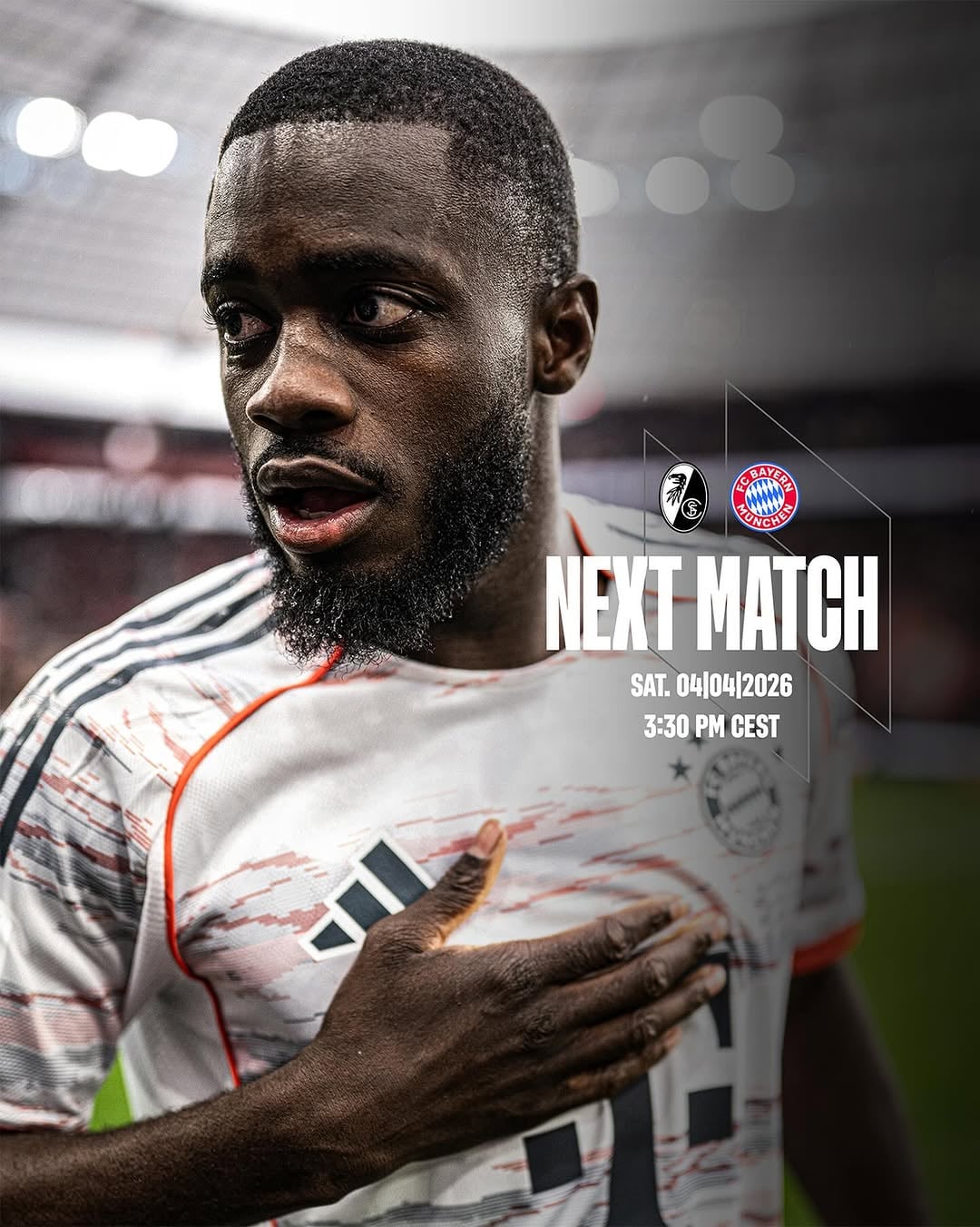 ๐ ๐ก๐ฒ๐
๐ ๐ ๐ฎ๐๐ฐ๐ต: Away game in Freiburg See you after the international break! ๐