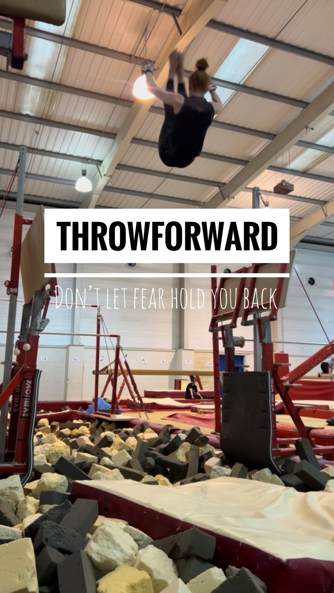 Don’t let the fear of falling keep you from flying 🥹