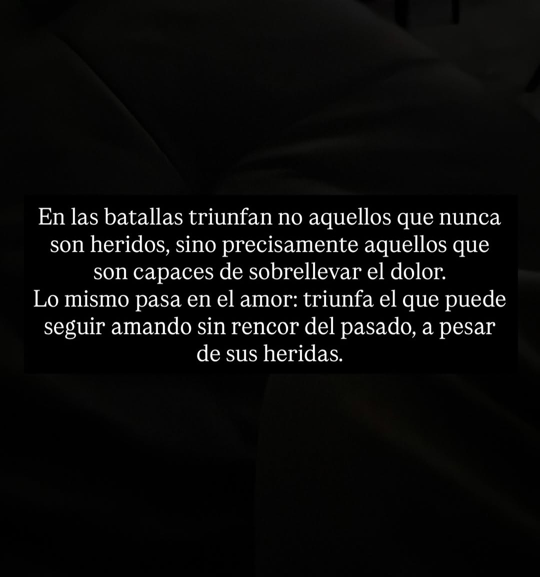 Una batalla tras otra⦠el verdadero enamorado ama incluso sus derrotas.