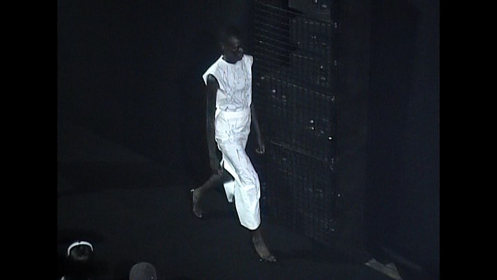 RAF SIMONS Spring/Summer 2023 A collaboration with @philippe_vandenberg_foundation Stills from a video by @reinadal