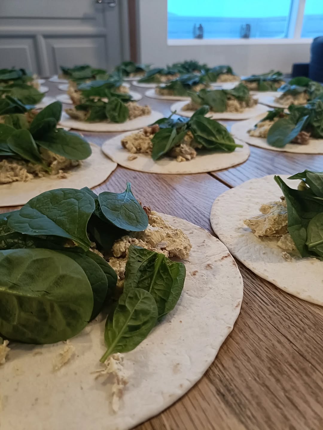 DÍA 1 de la segunda vuelta a Islandia. Me levanto a las 6:15 y salgo a tomar aire fresco para despertar bien (última foto). Luego, en la cabaña en donde estoy, preparo unos wrap de pollo que asé anoc