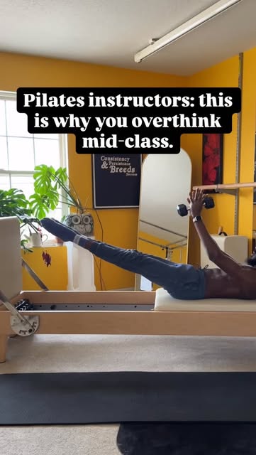 #Pilatesinstructors Reel by @flyfreshfreddy (verified account) - Pilates instructors 👀
If you're overthinking while you teach…
it's usually not because you don't know enough.
It's because you don't trust your st