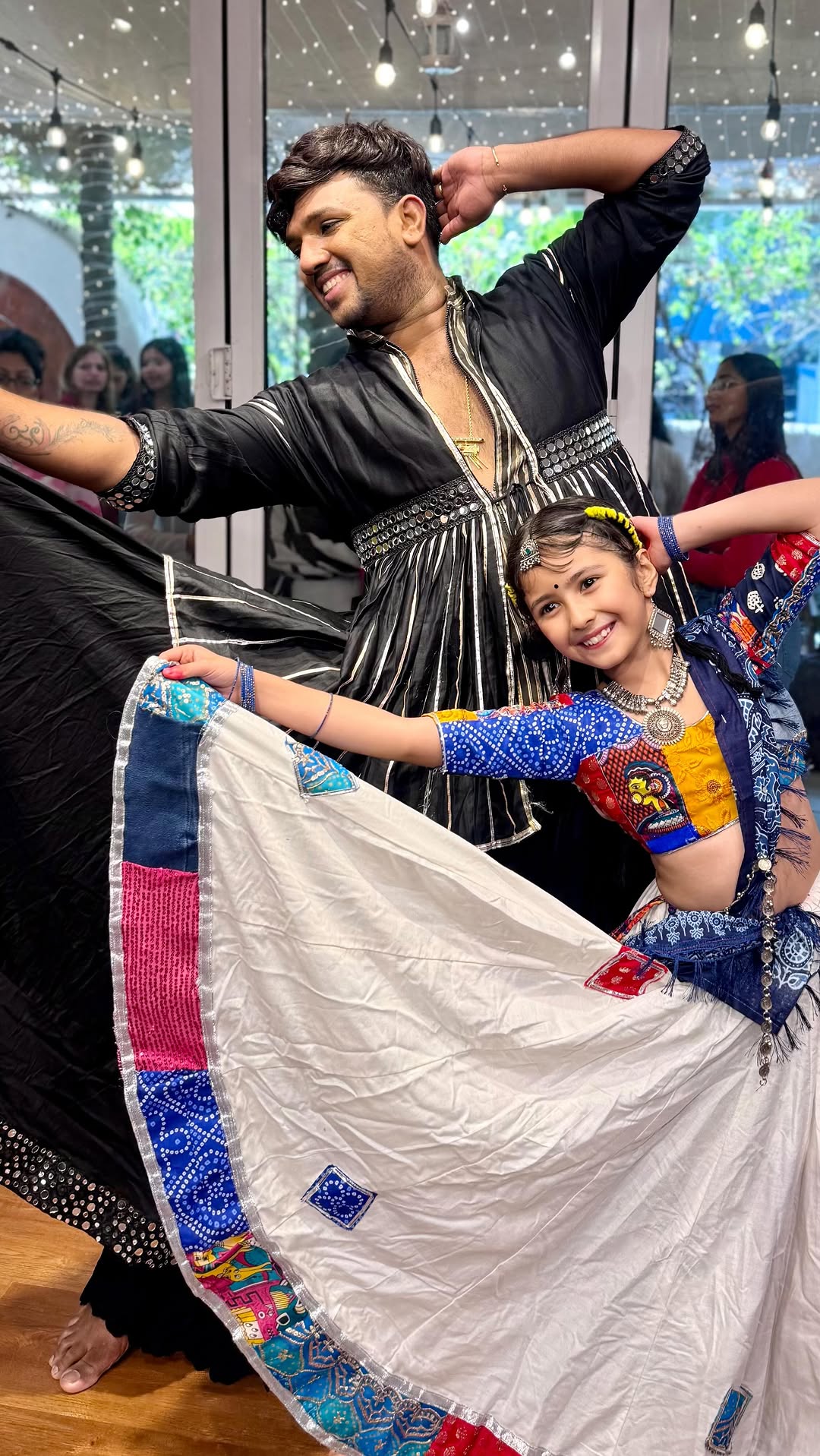 You see a dance… life sees who can stay in rhythm without losing themselves…. ! DC: Dancing with my guru @pravinganeshagawane 🙏🙏 I can mirror the steps… but I’m still learning to carry their depth.