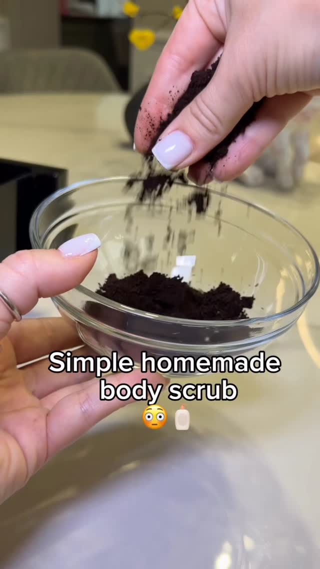 Simple homemade body scrubπ³π§΄