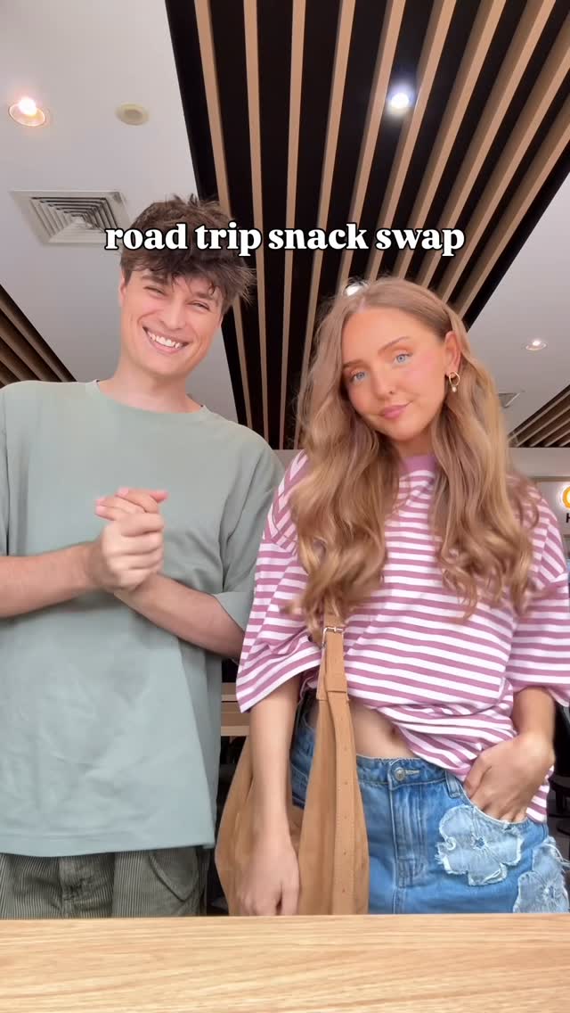 besties road trip snack swap #foodchallenge #buyingforeachother #bestfriendchallenge